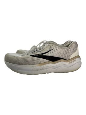 Brooks White, Black & Tan Lightweight Running Sneakers